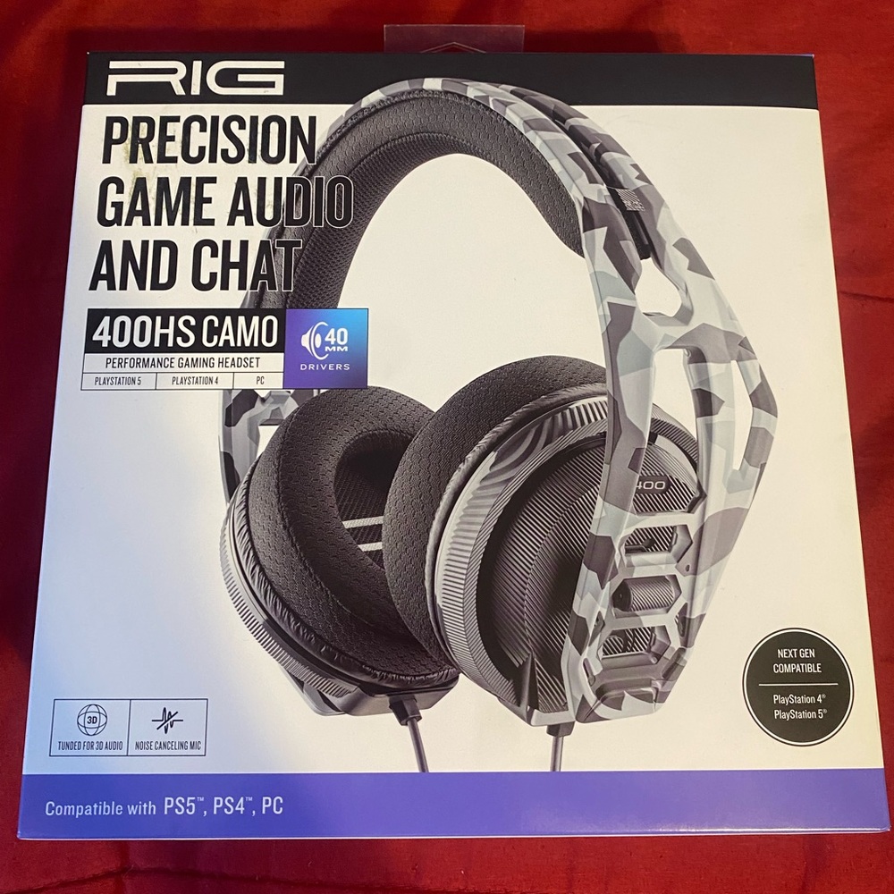 RIG- PRECISION AUIDO AND GAME HEADSET